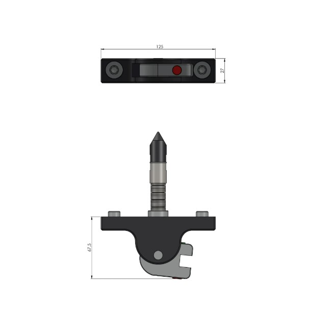 Lang Technik Quick•Point® Quick•Lock 96 for2-fold Grid Plate 96, round 