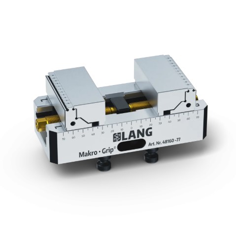 Lang Technik Contour Jaws for Makro•Grip® 5-Axis Vise, Jaw Width 77 mm, Outside 
