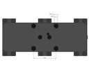 Lang Technik Profilo Center Base Jaw 125 + Spindle Length 364 mm 