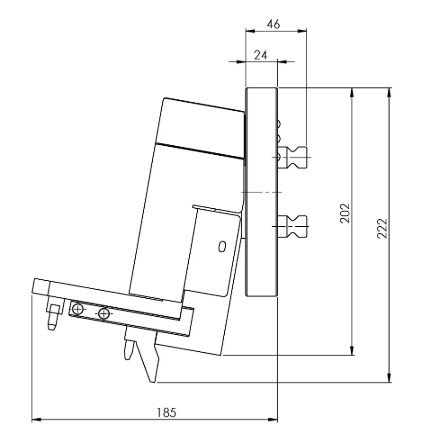 Lang Technik RoboTrex 52 Gripper, pneumatic, suitable for Item No. 66600