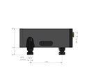 Lang Technik Centring Vice 77 Base, jaw width 77mm, length 170mm