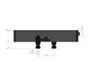 Lang Technik Centring Vice 77 Base, jaw width 77mm, length 210mm