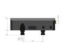 Lang Technik Centring Vice 125 Base, jaw width 77mm, length 210mm