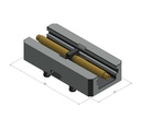 Lang Technik Centring Vice 125 Base, jaw width 125mm, length 260mm