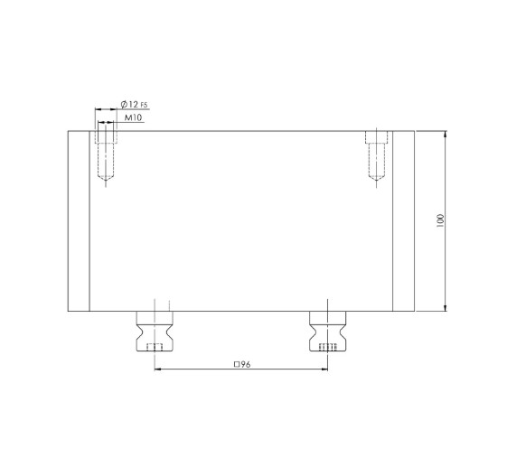 Lang Technik Quick•Point® 96, Riser, 192×156×100 mm 