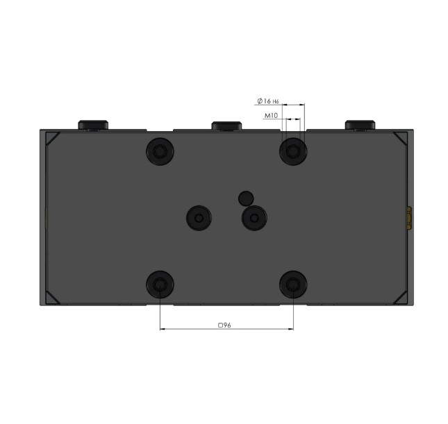 Lang Technik Avanti Center Base Jaw 125 + Spindle Length 264 mm 