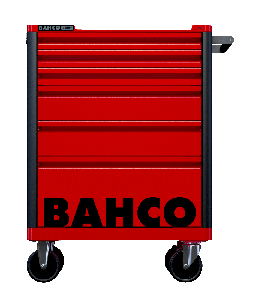 Bahco E72 takım arabası. 6 Çekmeceli takım arabası, koruyucu özel çekmece tamponlu