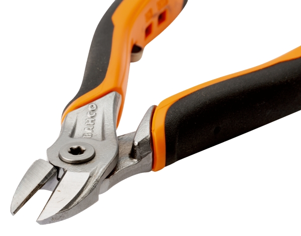 Bahco Krom kaplı kademeli yan keski. Piyano teli ve bakır, plastik gibi yumuşak materyaller için