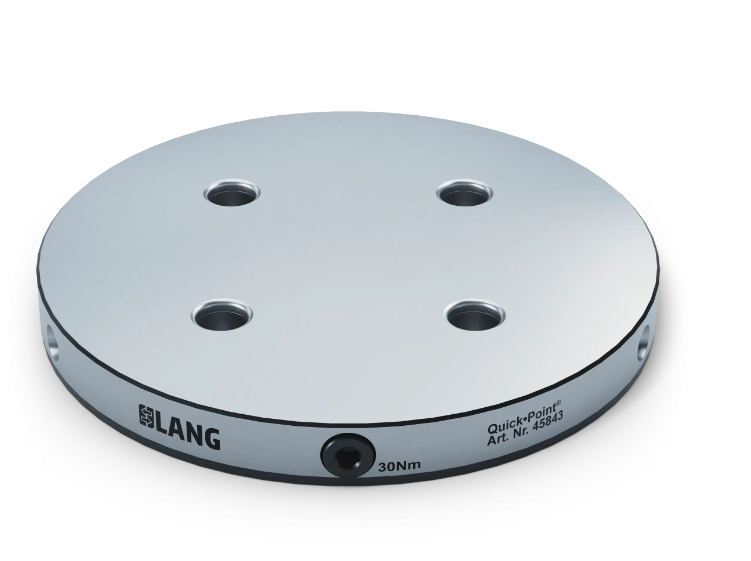 Quick•Point® 96 Round Plate, Ø 246×27 mm, for individual center bore