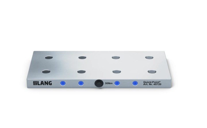Lang Technik Quick•Point® 96, 2-fold Grid Plate, 384×192×27 mm 