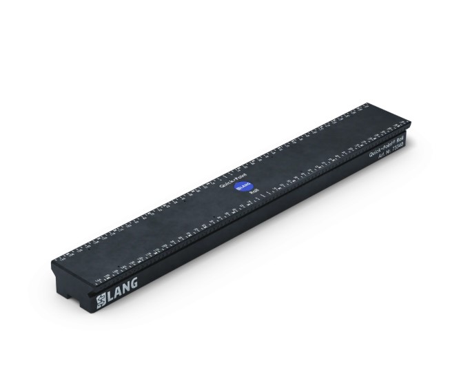 Lang Technik Quick•Point® Rail Clamping Bar, without mounting bores