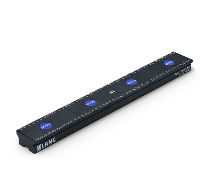 Quick•Point® Rail Extension Bar, long, with mounting bores