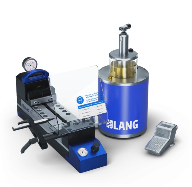Lang Technik Makro•Grip® Stamping Unit, for the workbench, stamping range 260mm