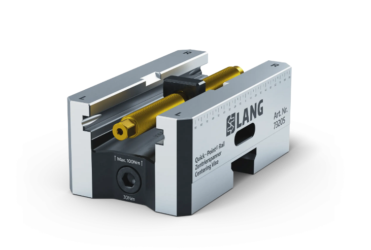 Makro•Grip® Rail 5-Axis Vice 125, length 210 mm 