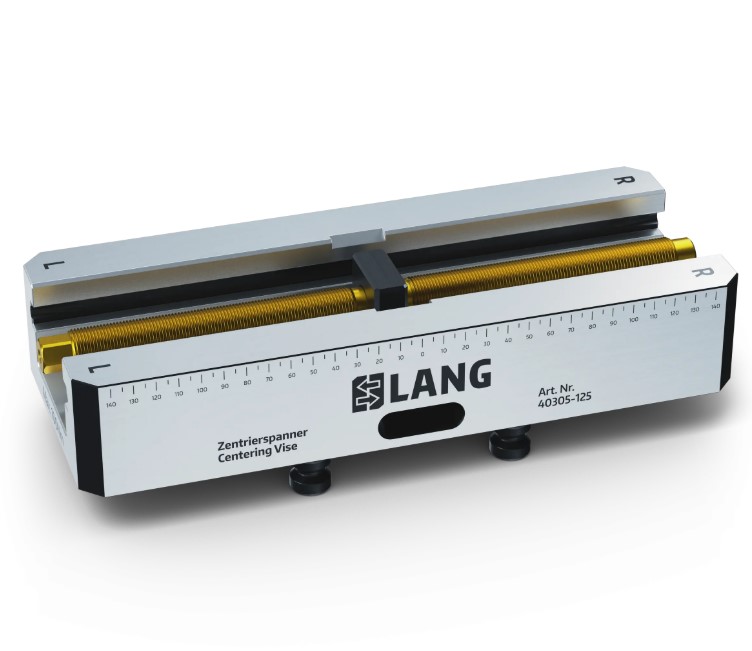 Lang Technik Centring Vice 125 Base, jaw width 125mm, length 310mm