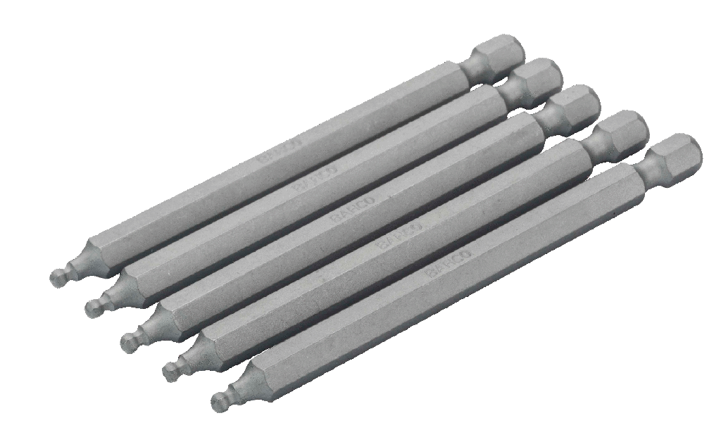 Bahco Standart Tornavida Bits Altıgen Yuvarlak Başlı Metrik - 89 mm