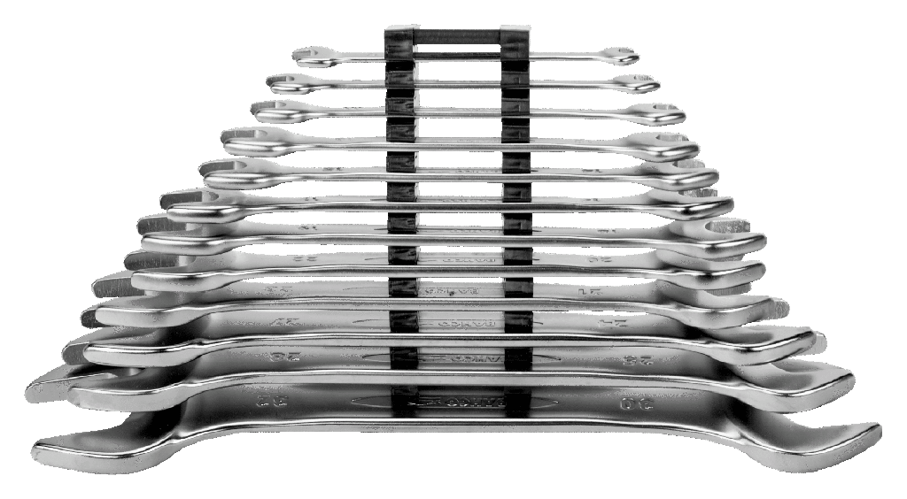 Bahco Çift ağız anahtar seti, metrik