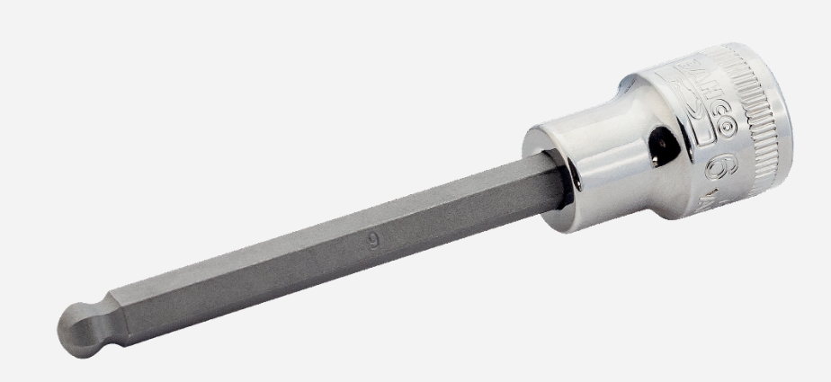 Bahco Altıgen vidalar için top başlı lokma, 3/8"