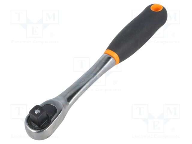 1/2'' cırcır kolu, çevrilebilir, 72 diş/ 5° hareket açısı. Dar alanlar için ince kafa