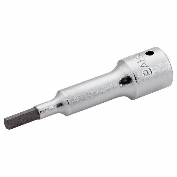 1/4'' kare şaftlı lokma, uzun, altıgen vidalar için. İnç