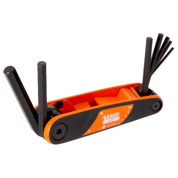 Bahco Cep tipi allen seti,altıgen,7 parça