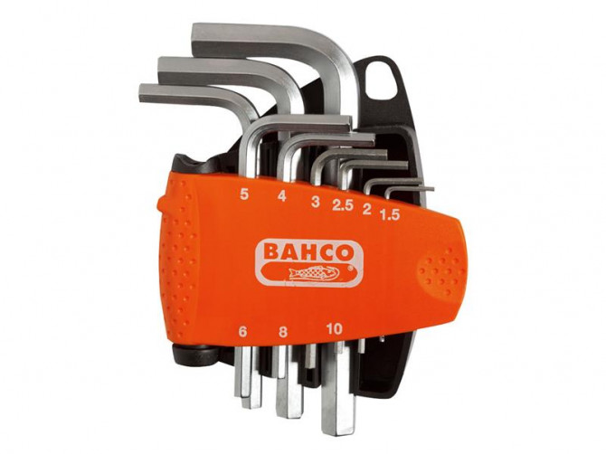 Bahco Altıgen allen set,nikel, 9 parça