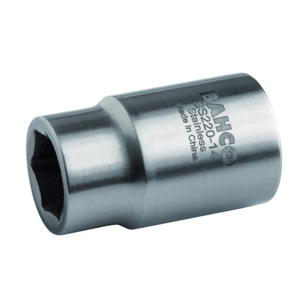 Bahco Paslanmaz Çelik 1/4'' Lokma Metrik Altıgen