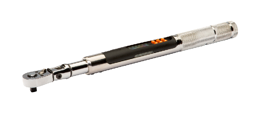 Sabit Cırcırlı Başlıklı Dijital Tork ve Açılı İnce Anahtar 7 -135 Newton Metre