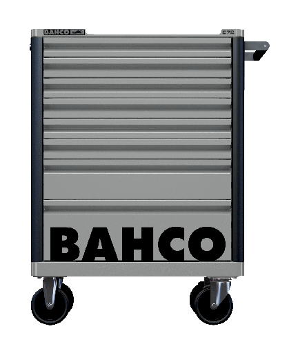 [1472K8GREY] Bahco 26 inç E72 Storage HUB Alet Arabası, 8 Çekmeceli, Gri 693 mm x 510 mm x 955 mm