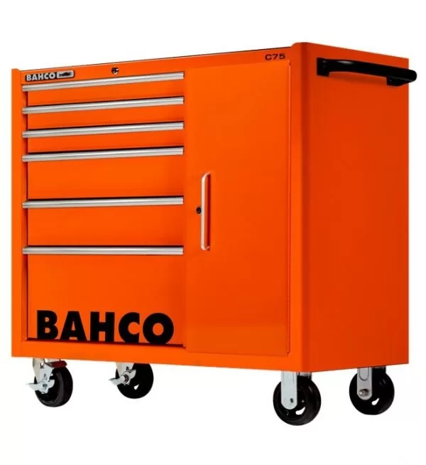 [1475KXL6C] Bahco Klasik C75 takım arabası. 6 çekmeceli takım arabası