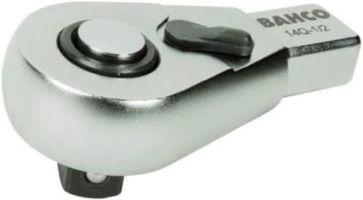 [14Q-1/2] Bahco Dikdörtgen Girişli Hızlı Bırakma Özellikli Armut Tipi Cırcır Kafası