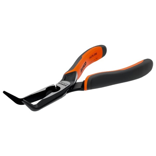 [2427 G-160 IP] Bahco Kendiliğinden Açılan Çift Bileşenli Saplara Sahip Olan Fosfat Kaplamalı ERGO™ 45° Eğik Uçlu Hassas Kargaburunlar (160 mm) Endüstriyel paketleme