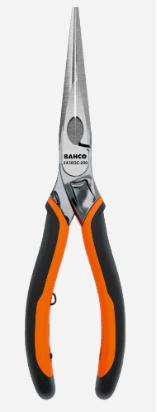[2430 GC-140 IP] Bahco Kendiliğinden Açılan Çift Bileşenli Saplara Sahip Olan Krom Kaplamalı ERGO™ Uzun Hassas Kargaburunlar (140 mm) Endüstriyel paketleme