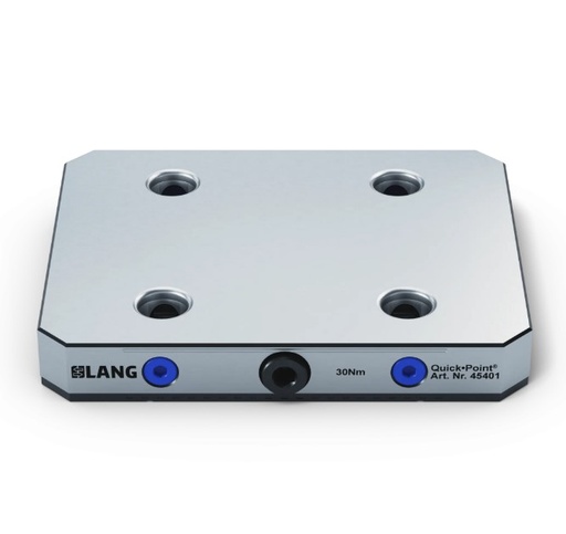 [45401] Lang Technik Quick•Point® 96 Plate, rectangular, 192×156×27 mm, without mounting bores 