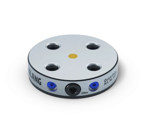 [45751] Lang Technik Quick•Point® 52 Round Plate, Ø 116×27 mm, without mounting bores 