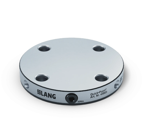 [45803] Lang Technik Quick•Point® 96 Round Plate, Ø 176×27 mm, for individual center bore