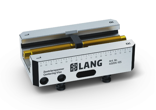 [40205-125] Lang Technik Centring Vice 125 Base, jaw width 125mm, length 210mm