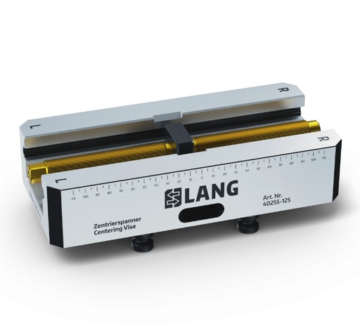 [40255-125] Lang Technik Centring Vice 125 Base, jaw width 125mm, length 260mm