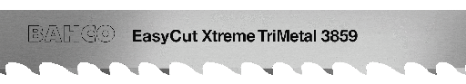 [3859-27-0.9-EZX-4/6] 4/6 TPI EZX Aşırı Kolay-Kesim Karbür Şerit Testere Bıçağı 27mm x 0.9 mm