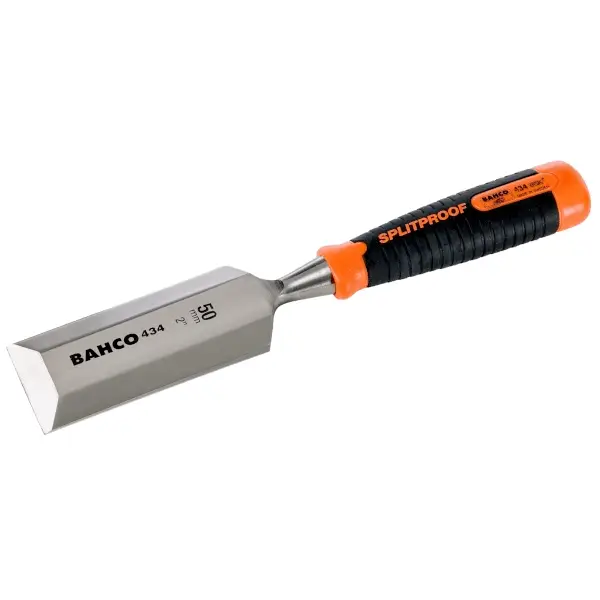 [434-38] Bahco ERGO™ bölünmez iskarpela. Metal çekiç ile yoğun kullanım için uygundur.