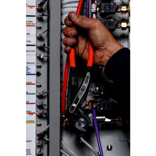 [6224D] Bahco Mafsallı Fort pense, PVC saplı