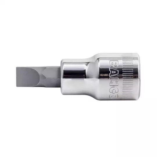 [6709F-6.5] 1/4'' kare şaftlı lokma, düz vidalar için