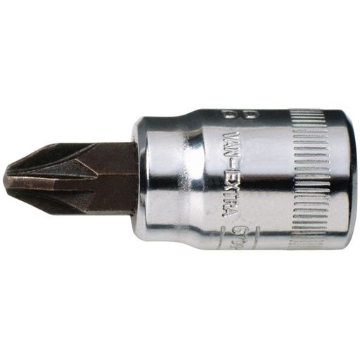 [6709PZ-1] Bahco 1/4” Kare şaft lokma, pozidriv vidalar için lokma