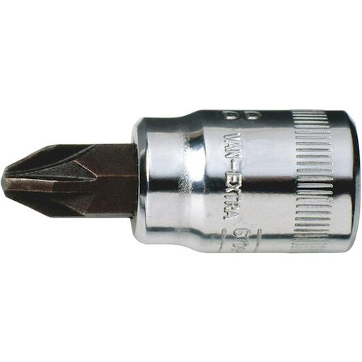 [6709PZ-2] 1/4” Kare şaft lokma, pozidriv vidalar için lokma