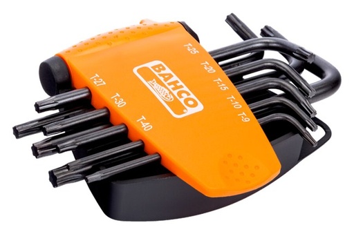 [BE-7675] Bahco TORX PLUS®, siyah allen set, 8 parça