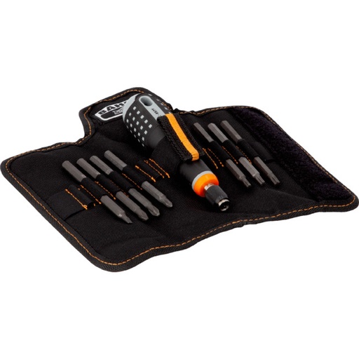 [BE-8574] Bahco ERGO™ tornavida with değiştirilebilir bıçak seti, 7 parça. Düz, Phillips ve Pozidriv, TORX® başlı vidalar için