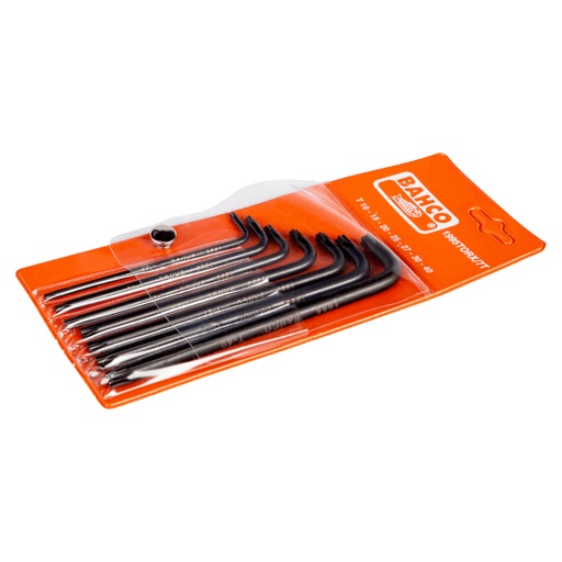 [BE-8675] Bahco TORX® allen anahtar seti, 8 parça