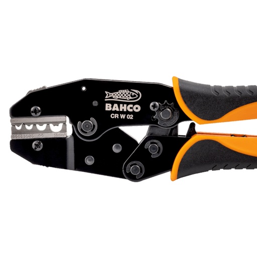 [CR W 02] Bahco Cırcırlı sıkıştıma pensesi, yalıtılmamış konnektörler için