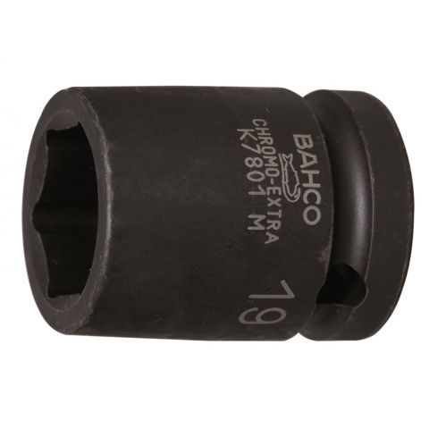 [K7801M-18] Bahco Altıgen lokma, 1/2”