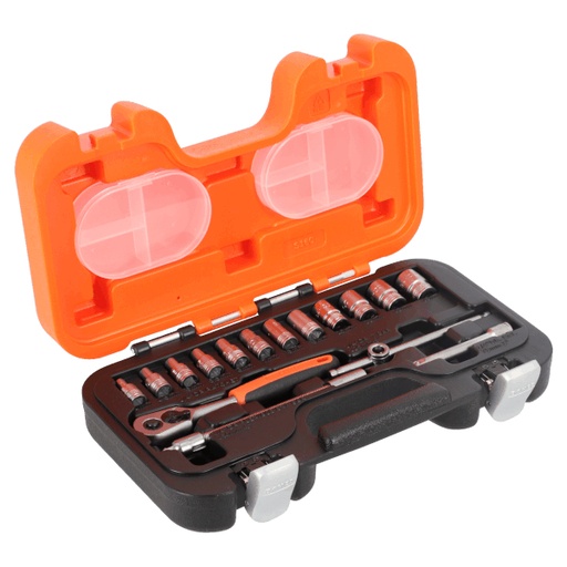 [S160] Bahco Lokma seti 1/4”. 16 parça